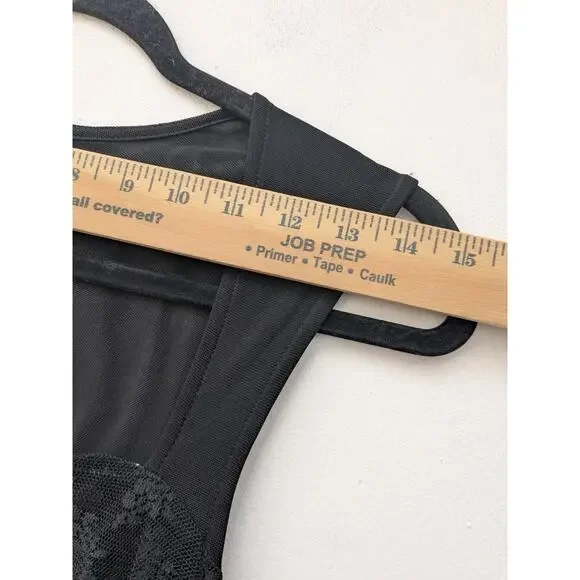 Free People Corset Convertible Mesh Bodycon Dress Black Size S Small NWT - Picture 6 of 12